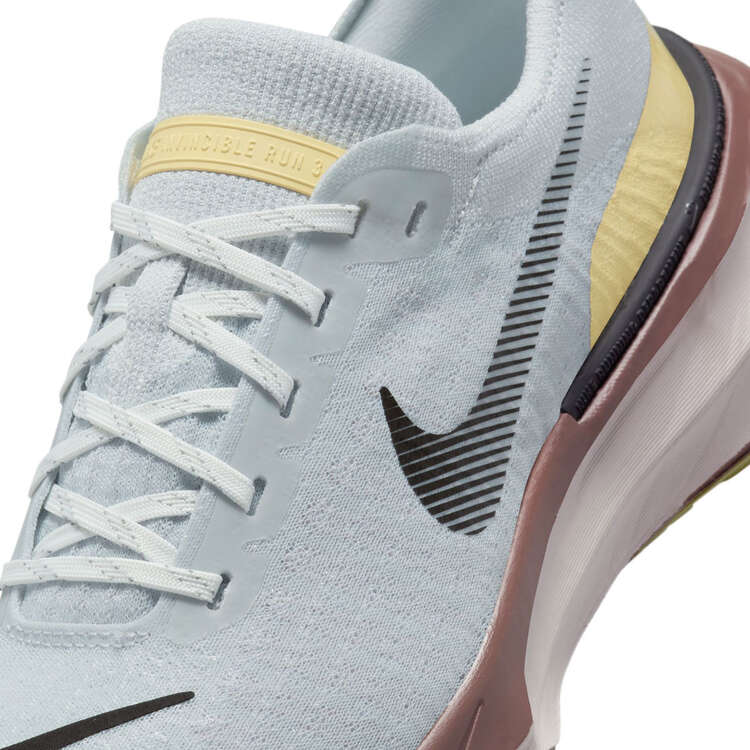 Nike ZoomX Invincible Run Flyknit 3 Womens Running Shoes, Grey/Purple, rebel_hi-res