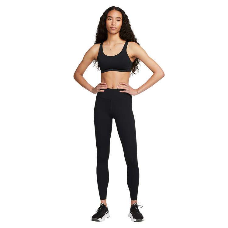 Nike Womens Dri-FIT Alate Coverage Light Support Sports Bra, Black, rebel_hi-res
