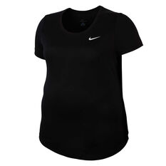 Nike Womens Dri-FIT Legend Tee Plus Black / White XL, , rebel_hi-res
