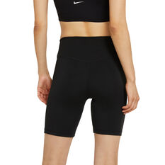 Nike One Womens Mid-Rise 7 inch Tights Black XS, Black, rebel_hi-res