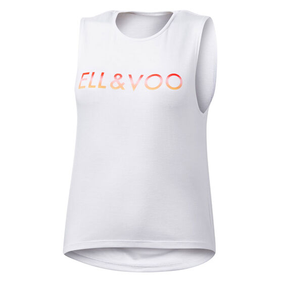 Ell and Voo Girls Abigail Logo Muscle Tank, , rebel_hi-res