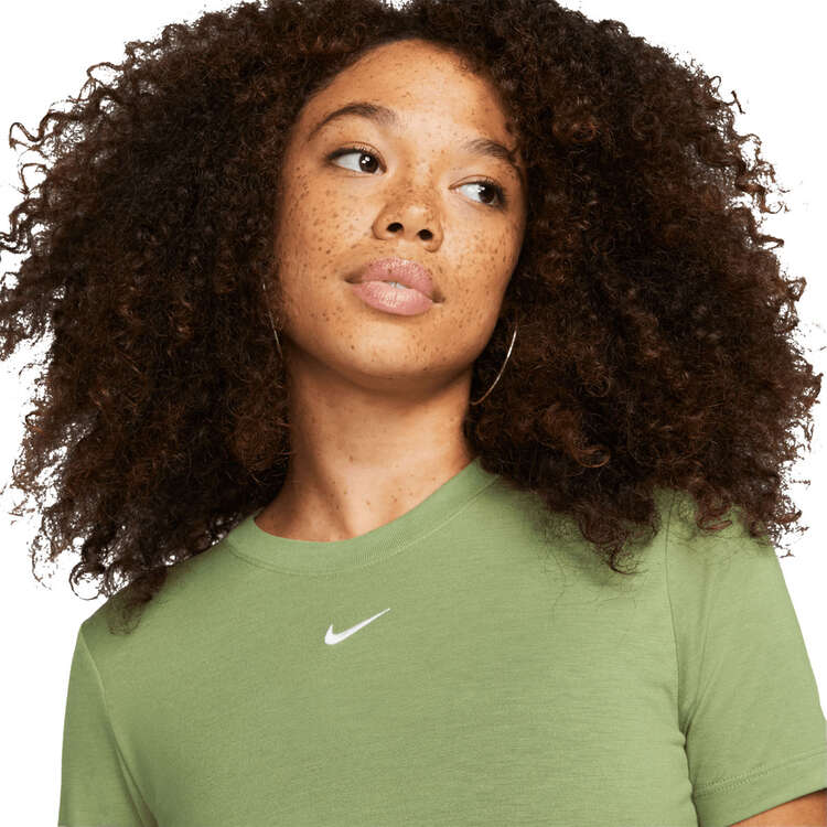Nike Womens Sportswear Essential Crop Tee Khaki XL