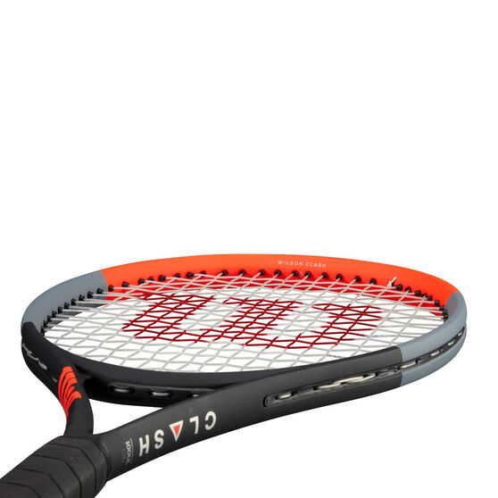 Wilson Clash Tennis Racquet Grey / Red 4 1/4 in, Grey / Red, rebel_hi-res