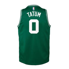 Nike Boston Celtics Jayson Tatum 2020/21 Kids Icon Swingman Jersey Green S, Green, rebel_hi-res