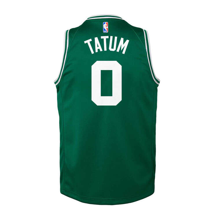 Nike Boston Celtics Jayson Tatum 2020/21 Kids Icon Swingman Jersey Green XL, Green, rebel_hi-res