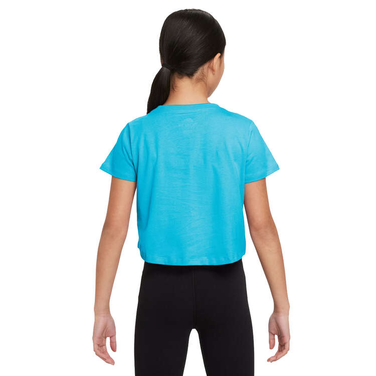 Nike Kids Sportswear Futura Cropped Tee, Blue, rebel_hi-res