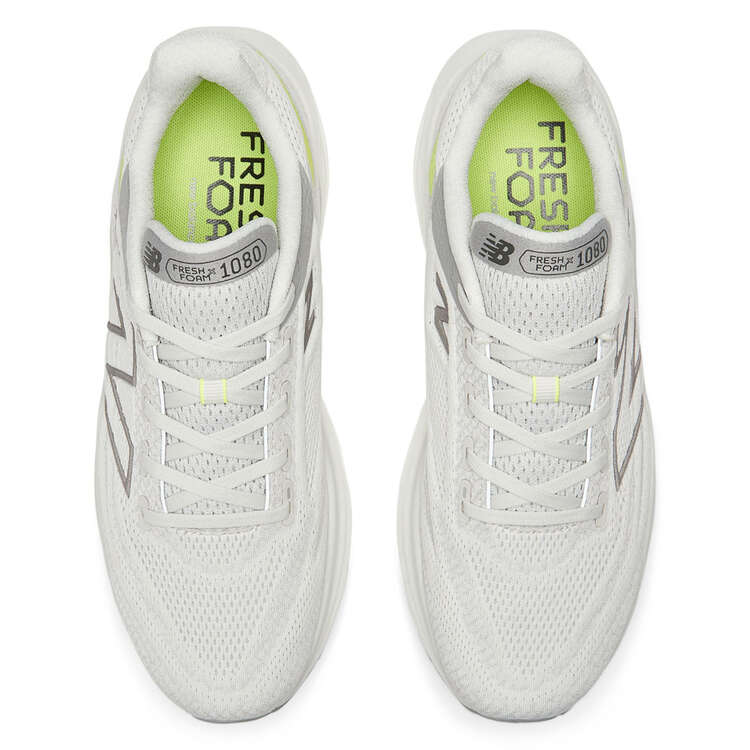 New Balance 1080 V13 Mens Running Shoes, White/Navy, rebel_hi-res