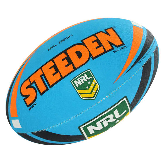 Steeden Nrl Neon Rugby League Ball Rebel Sport