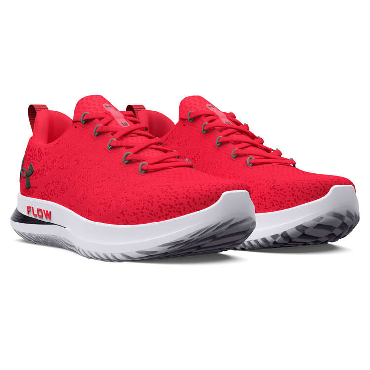 Under Armour Flow Velociti 3 Womens Running Shoes, Pink/Red, rebel_hi-res