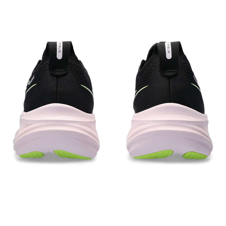 Asics GEL Nimbus 26 Womens Running Shoes, Black/Green, rebel_hi-res