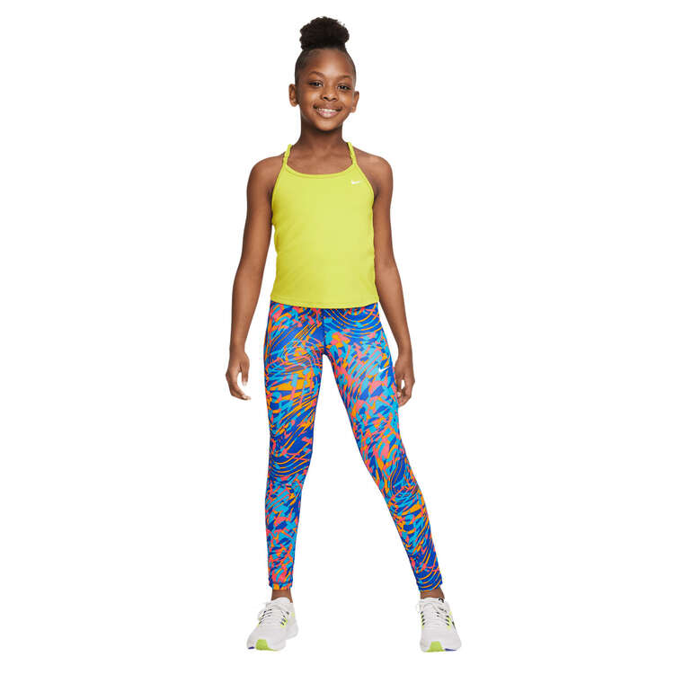 Nike Pro Girls SE Plus Tights, Blue/Print, rebel_hi-res