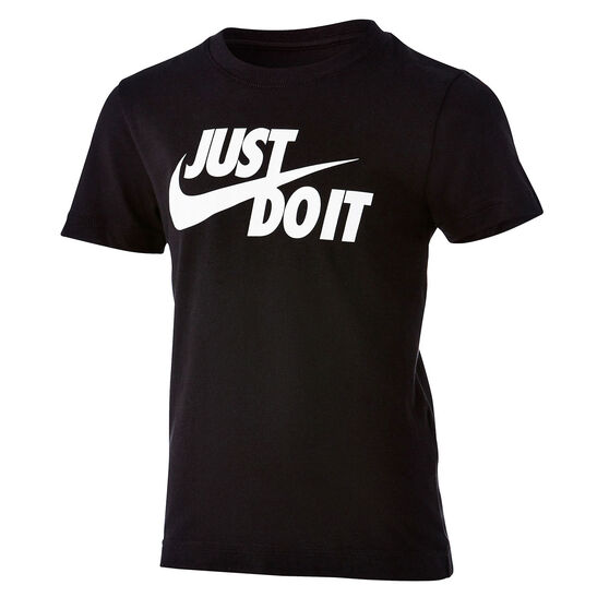 Nike Boys JDI Swoosh Split Tee, Black, rebel_hi-res