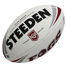 Steeden QLD Rugby League Elite Authentic Match Ball, , rebel_hi-res