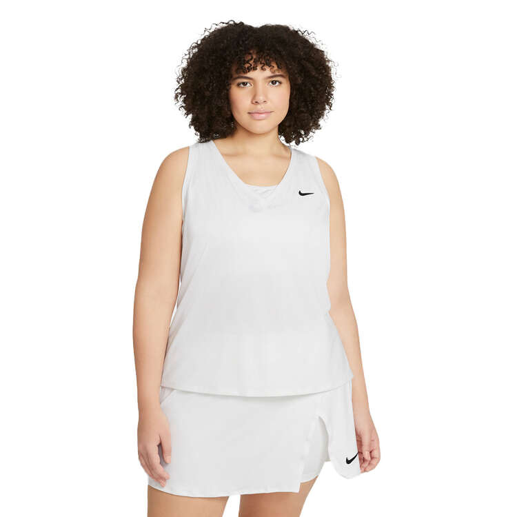 NikeCourt Womens Victory Tennis Tank, White, rebel_hi-res