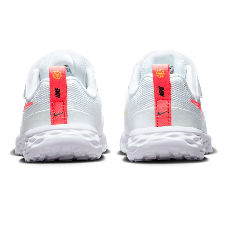 Nike Revolution 6 Toddlers Shoes White/Pink US 4, White/Pink, rebel_hi-res