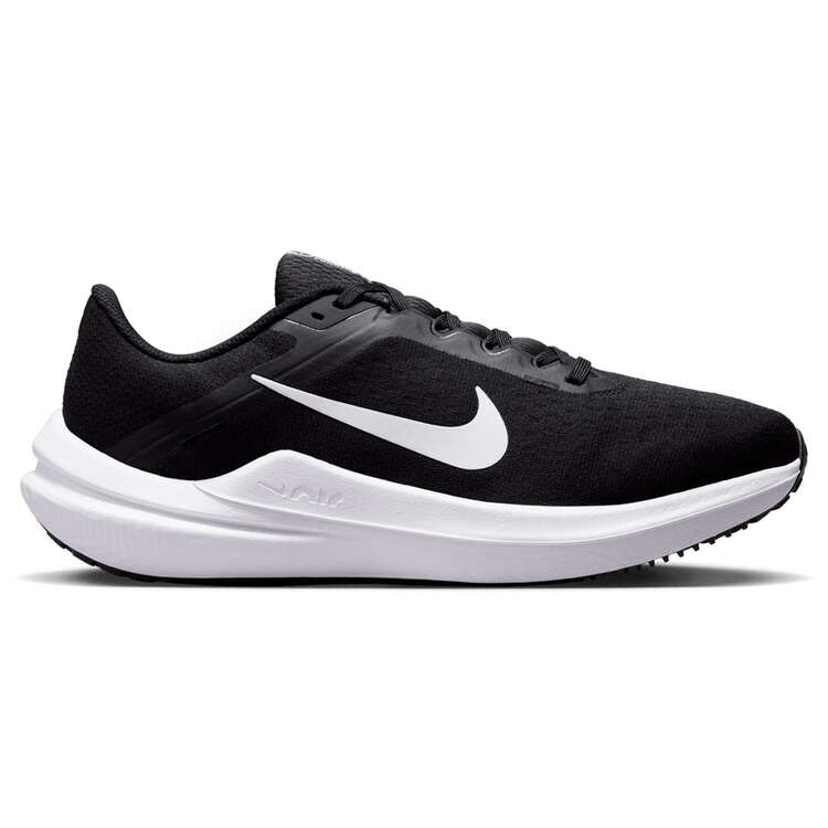 Nike Air Winflo 10 Womens Running Shoes, Black/White, rebel_hi-res