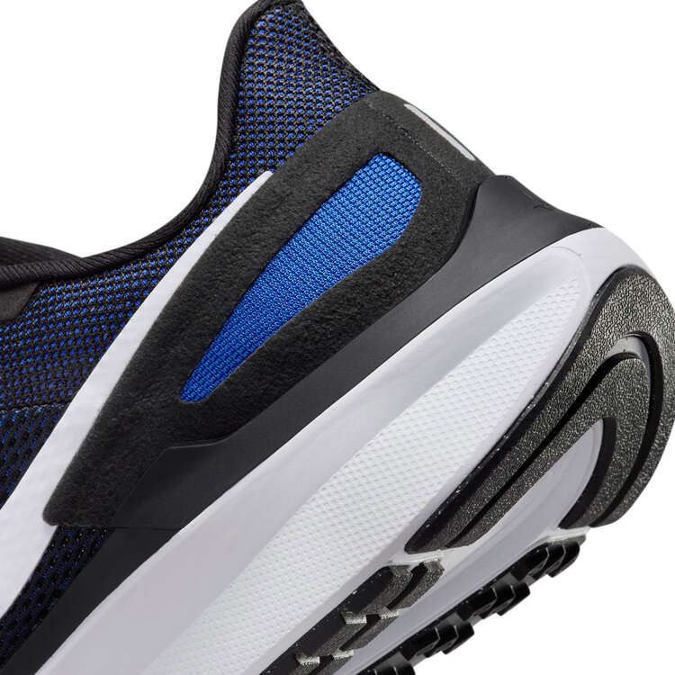 Nike Air Zoom Structure 25 Mens Running Shoes, Black/Blue, rebel_hi-res