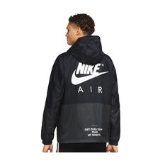 Nike Air Mens Woven Lined Jacket Black XS, Black, rebel_hi-res