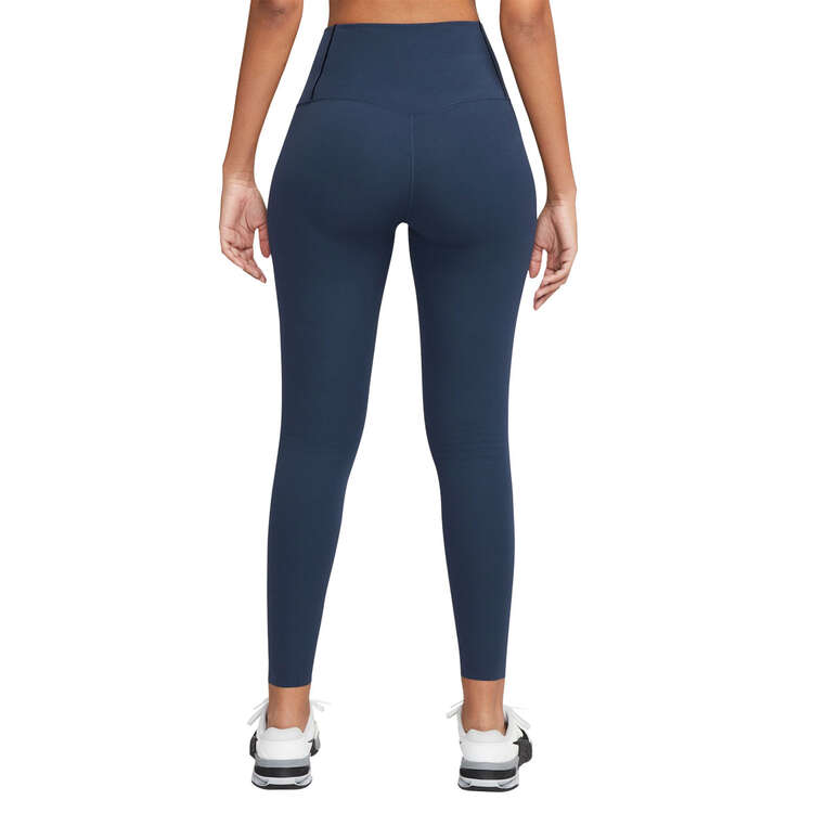 Nike Womens Zenvy Gentle Support High Waisted 7/8 Tights Blue XS, Blue, rebel_hi-res