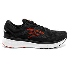 Brooks Glycerin 19 Mens Running Shoes, Black/Red, rebel_hi-res