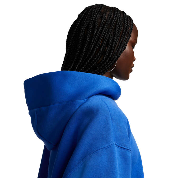 Nike Womens Sportswear Oversized Fleece Hoodie, Blue, rebel_hi-res
