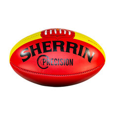 Sherrin Precision AFL Ball Red/Yellow 4, Red/Yellow, rebel_hi-res