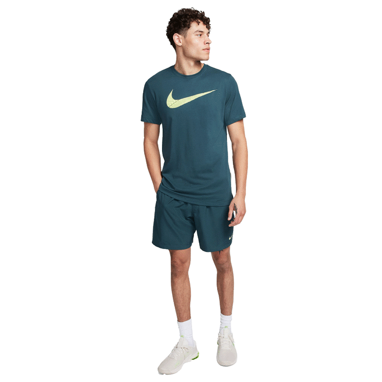 Nike Mens Dri-FIT Fitness Tee Green XL, Green, rebel_hi-res