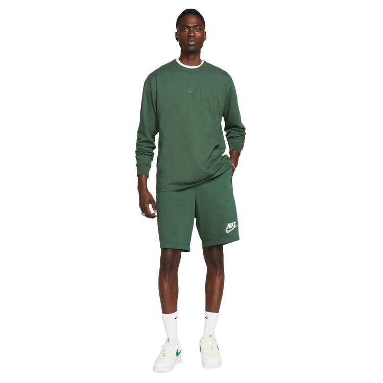 Nike Mens Club+ French Terry Shorts, Green, rebel_hi-res