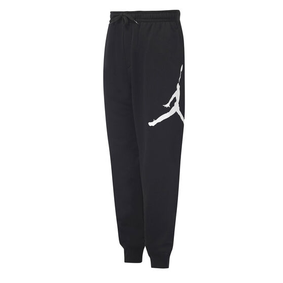 Nike Boys Jumpman Logo FT Pants, Black, rebel_hi-res