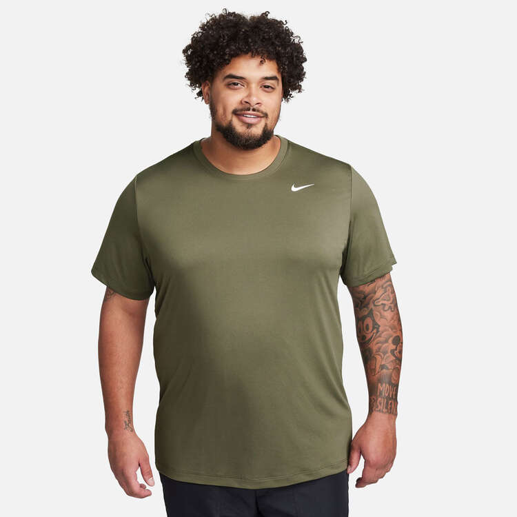 Nike Mens Dri-FIT Legend Fitness Tee Green XS, Green, rebel_hi-res