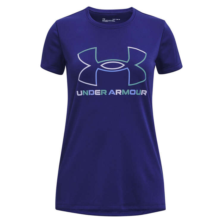 Under Armour Girls Tech BL Solid Body Tee, , rebel_hi-res