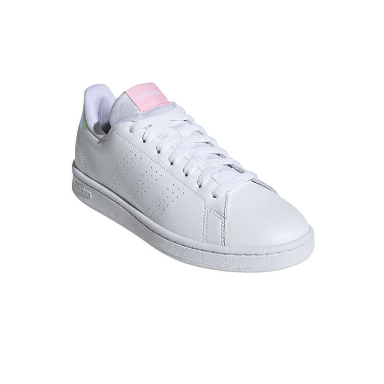 adidas Advantage Womens Casual Shoes, White/Lilac, rebel_hi-res