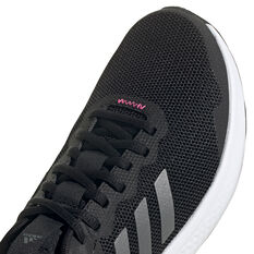 adidas Fluidstreet Womens Running Shoes, Black/Grey, rebel_hi-res