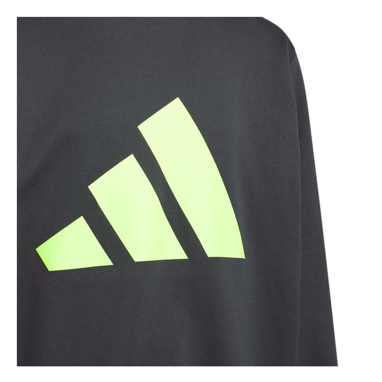 adidas Kids AEROREADY Train Essentials Logo Long-Sleeve Tee, Black, rebel_hi-res