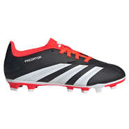 adidas Predator 24 Club Kids Football Boots Black/White US 11, Black/White, rebel_hi-res