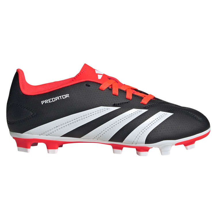 adidas Predator 24 Club Kids Football Boots, Black/White, rebel_hi-res
