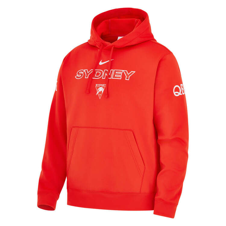Sydney Swans 2024 Mens Hoodie Red S, Red, rebel_hi-res