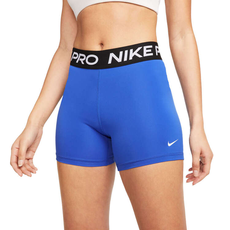 Nike Pro Womens 365 5 Inch Shorts, Blue, rebel_hi-res