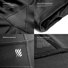 Ell & Voo Womens Essentials 9 Inch Pocket Shorts, Black, rebel_hi-res