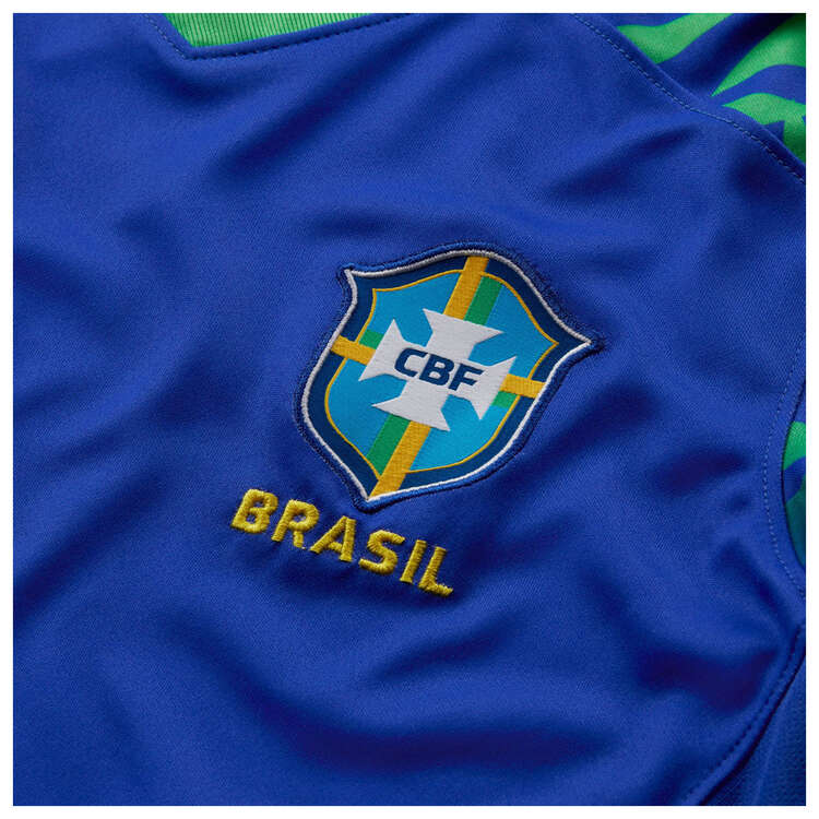 Nike Brazil 2023 Womens Stadium Away Dri-FIT Football Jersey, Blue, rebel_hi-res