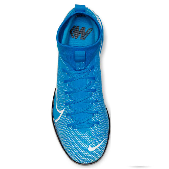 Nike Mercurial Vapor Superfly II FG Football Boots White Blue