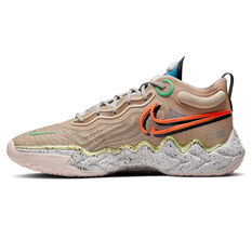 Nike Air Zoom G.T. Run Basketball Shoes Tan US 7, Tan, rebel_hi-res