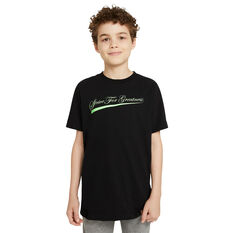 Nike Kids Dri-FIT Lebron Tee Black/Orange S, , rebel_hi-res