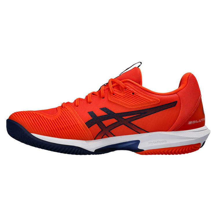 Asics Gel Solution Speed FF 3 Mens Tennis Shoes Orange/Navy US 7, Orange/Navy, rebel_hi-res