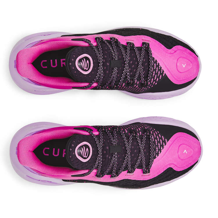 Under Armour Curry 11 Girl Dad Basketball Shoes, Pink, rebel_hi-res