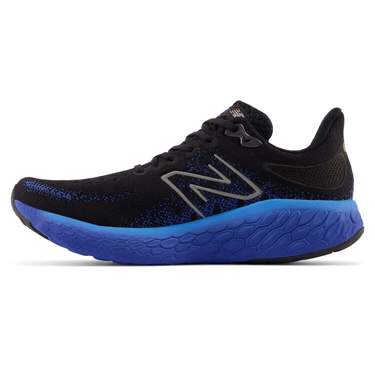 New Balance 1080v12 Mens Running Shoes Black/Blue US 7, Black/Blue, rebel_hi-res