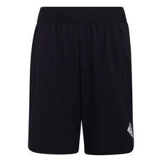 adidas Boys Designed For Sport AEROREADY Training Shorts Black 8, Black, rebel_hi-res