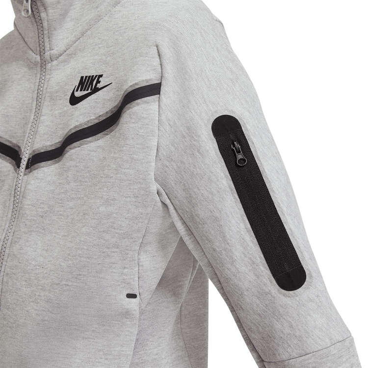 Nike Boys Sportswear Tech Fleece Full-Zip Hoodie Grey XS | Rebel Sport