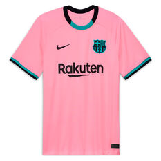 FC Barcelona 2020/21 Mens 3rd Jersey Pink S, Pink, rebel_hi-res