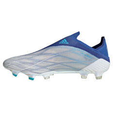 adidas X Speedflow + Football Boots, White/Blue, rebel_hi-res
